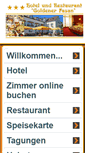 Mobile Screenshot of hotel-oranienbaum.de