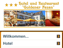 Tablet Screenshot of hotel-oranienbaum.de